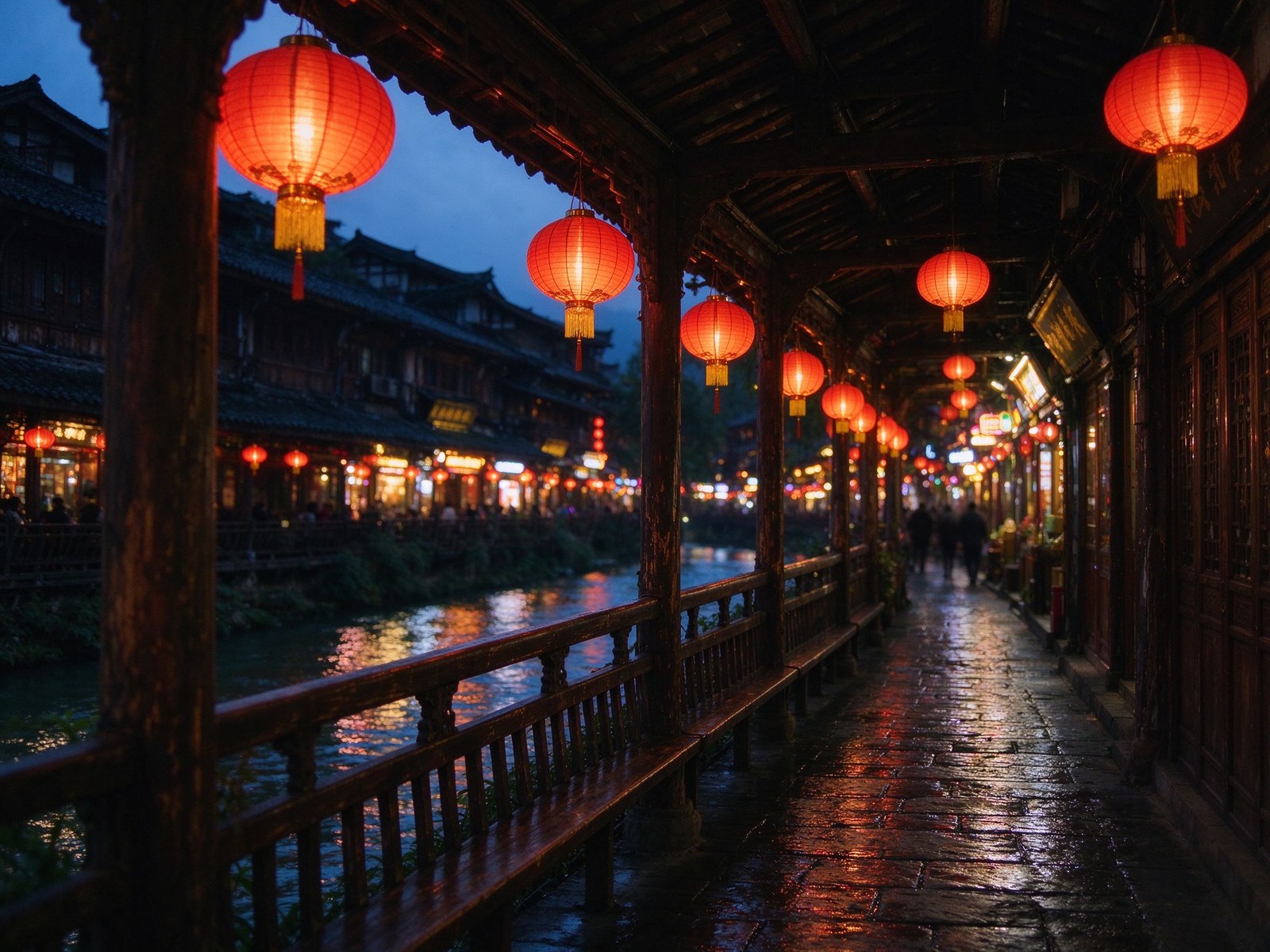 灌县古城(杨柳河街历史文化街区)