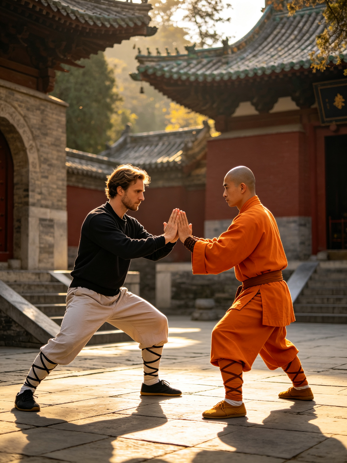 Shaolin Kung Fu training