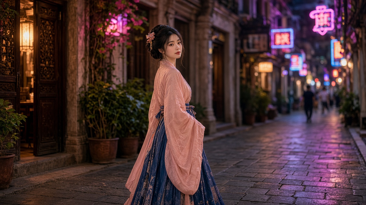 广州永庆坊汉服旅拍体验