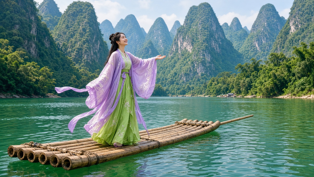 桂林阳朔汉服拍摄体验