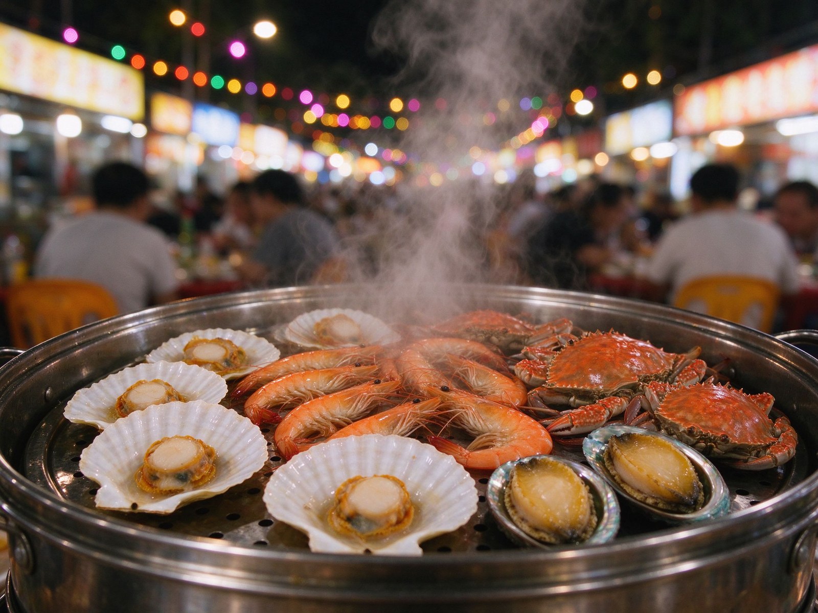 Seafood Steamed