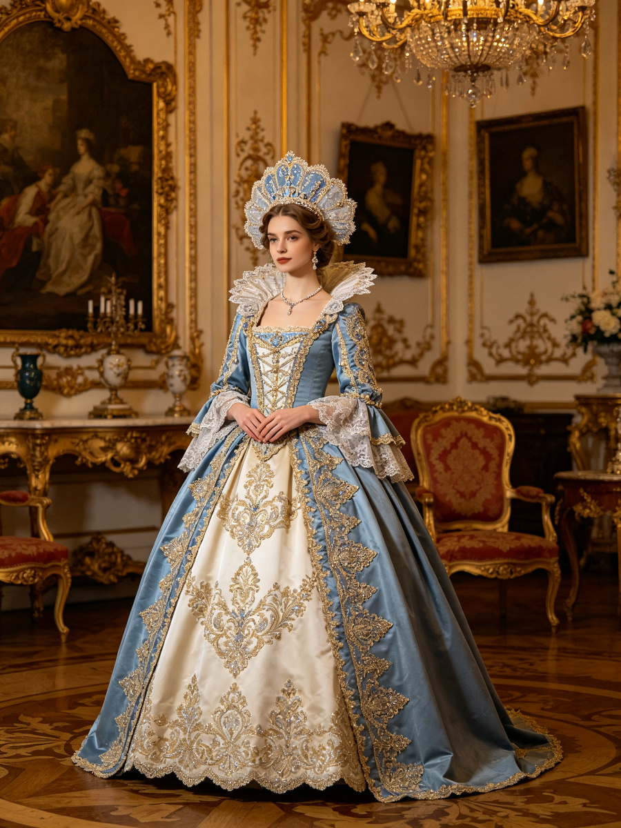 Russian Court Costume Shooting