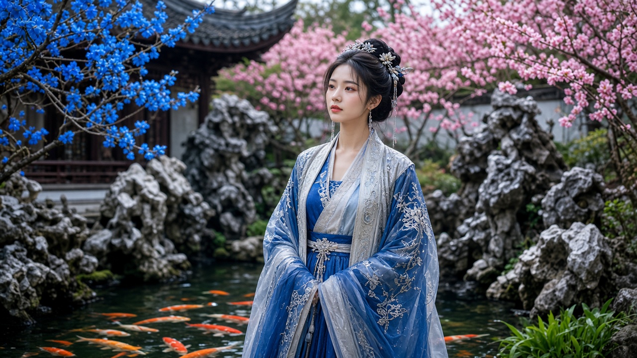 上海豫园汉服拍摄体验
