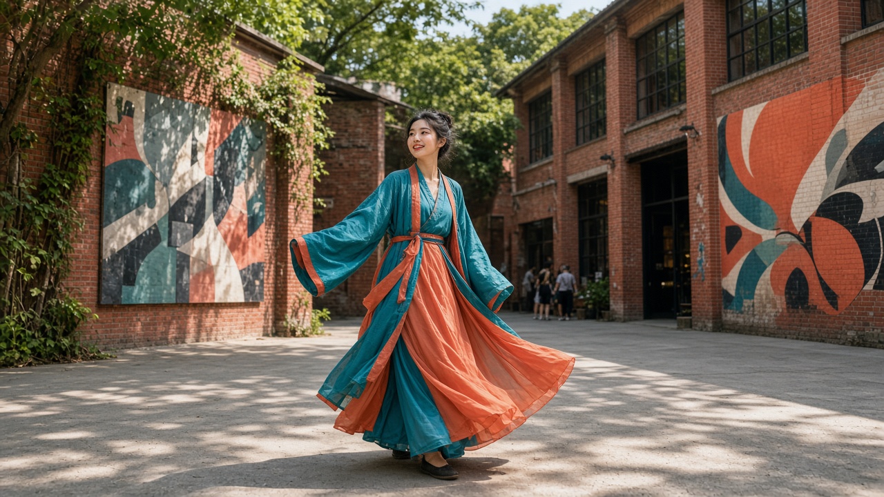 深圳甘坑古镇汉服换装跟拍体验