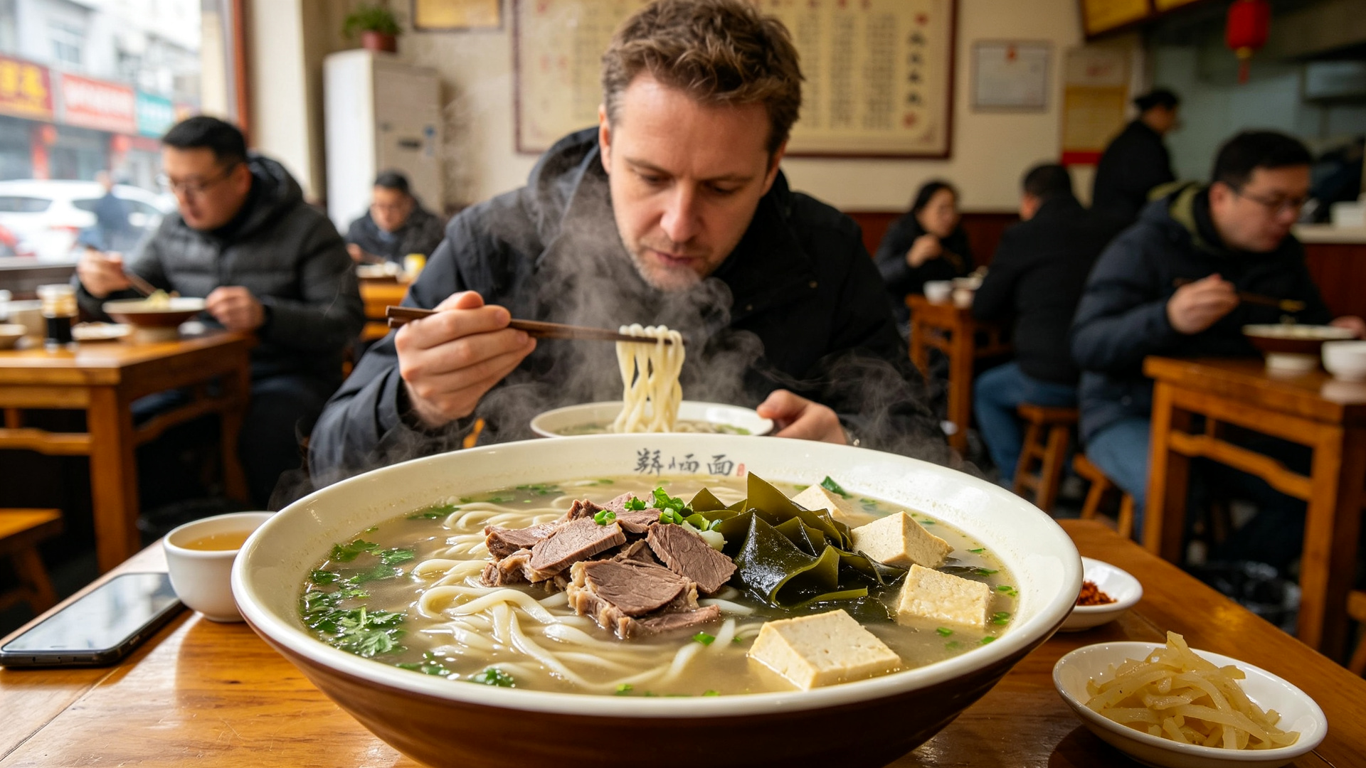 Henan braised noodles (huimian)